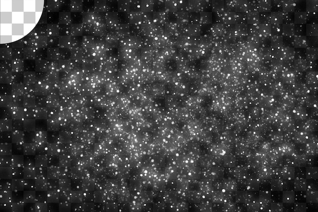 Fondo transparente cielo estrellado