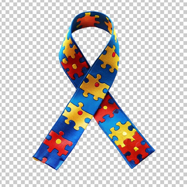 PSD el fondo transparente de la cinta es el autismo.