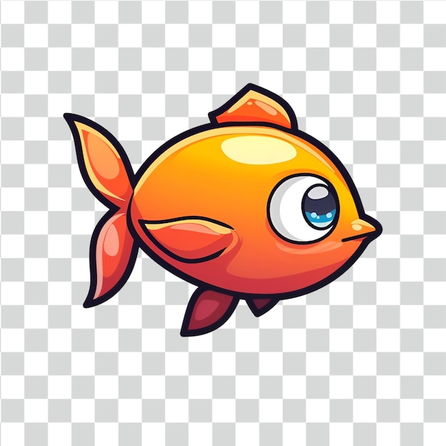 PSD el fondo transparente del clipart de los peces psd