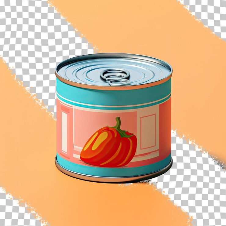 PSD fondo transparente con comida para plantilla