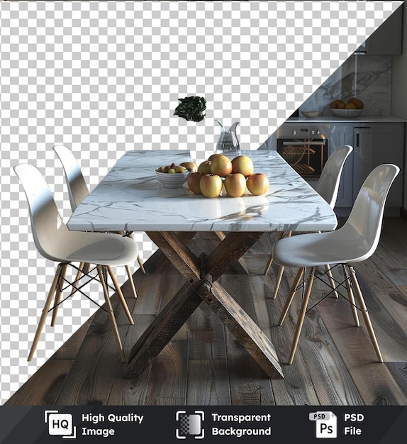 Fondo transparente con conjunto de cocina aislado y grifo plateado