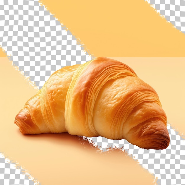 PSD fondo transparente con croissant aislado