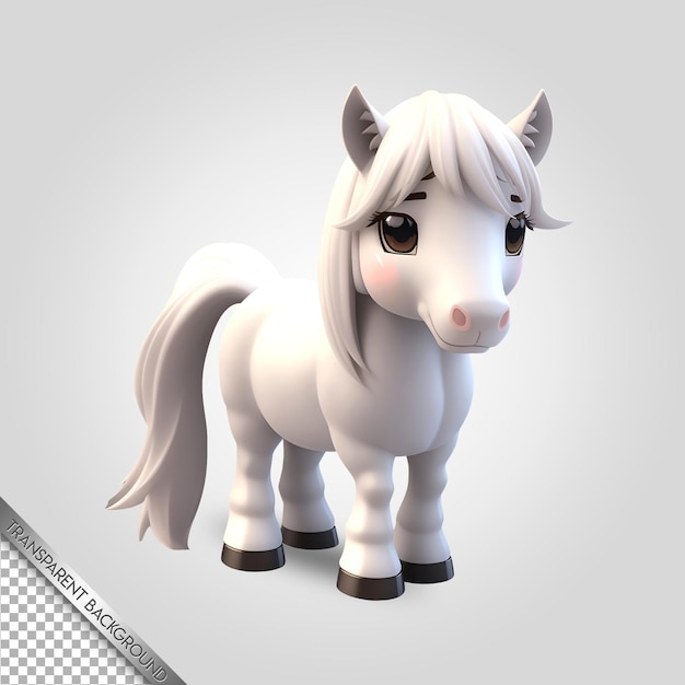 Fondo transparente de estilo animal chibi