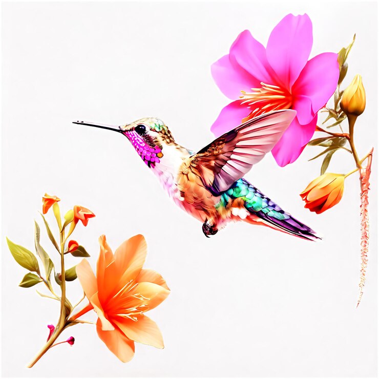 PSD fondo transparente de flores