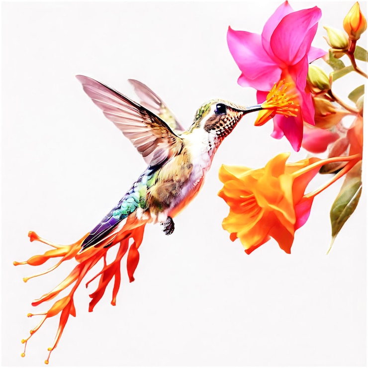 PSD fondo transparente de flores