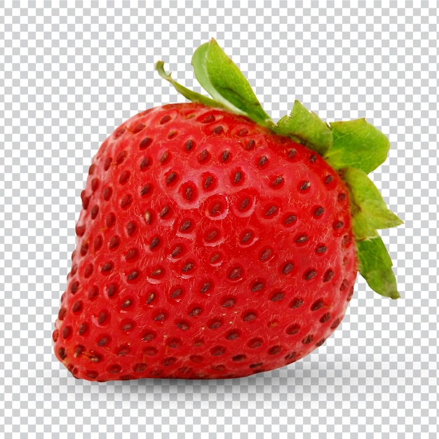 Fondo transparente de fruta de rodaja de fresa