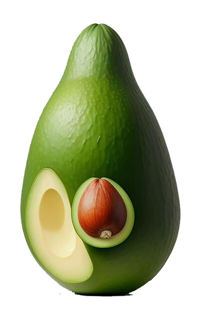 fondo transparente de frutas de aguacate