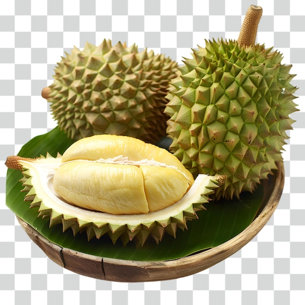 PSD fondo transparente de frutas de durian