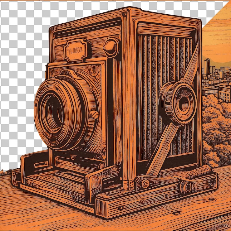 PSD fondo transparente con imagen aislada realista fotográfica de xilógrafo _ s de madera