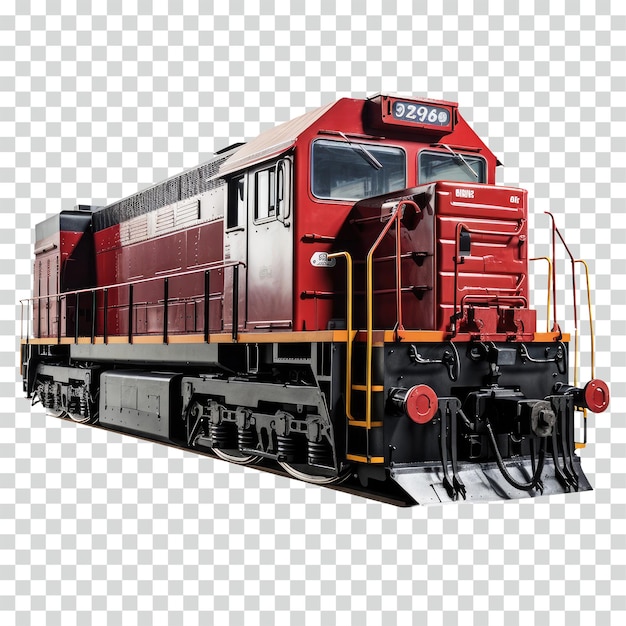 PSD fondo transparente de la locomotora