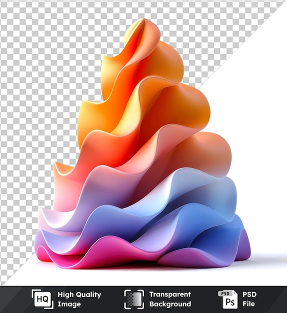 Fondo transparente modelo psd gráfico ascendente renderización 3d sin personas