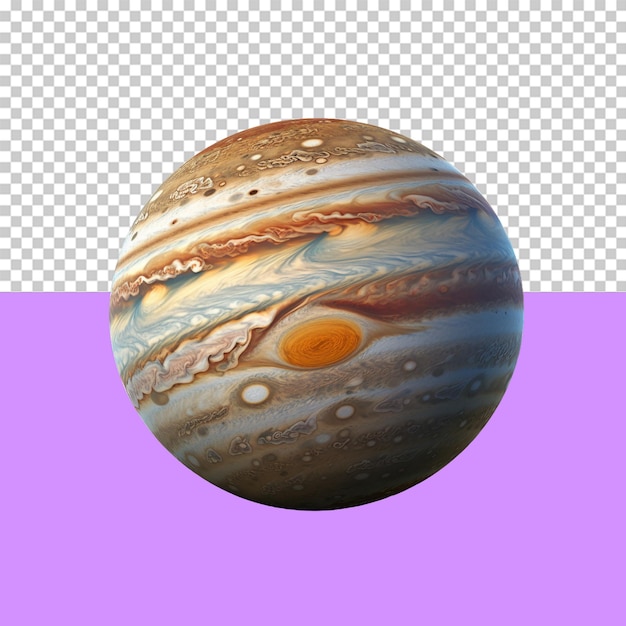 Fondo transparente de objeto aislado de júpiter
