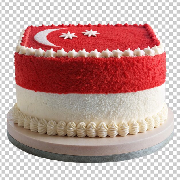 PSD el fondo transparente del pastel de la bandera de singapur