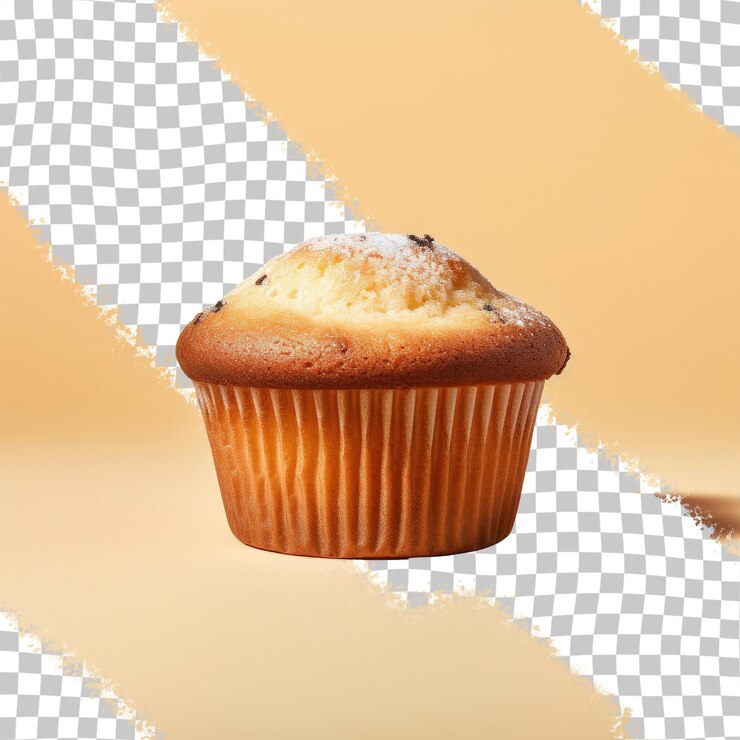 PSD fondo transparente para el pastel de muffins