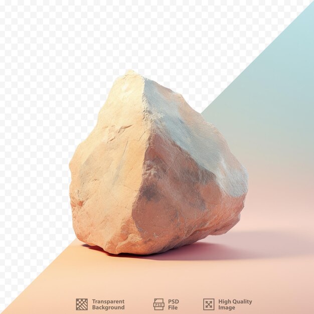 PSD fondo transparente con piedra