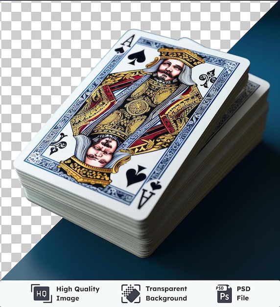 Fondo transparente psd fotográfico realista jugar a las cartas de magician_s