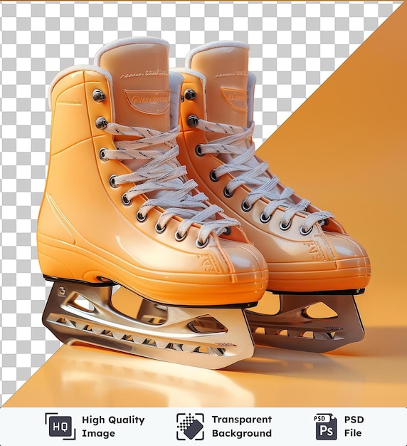 PSD fondo transparente psd fotográfico realista patinadores de hielo