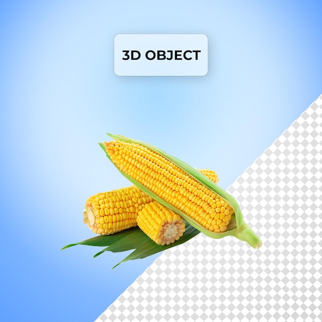 Fondo transparente de psd con maíz