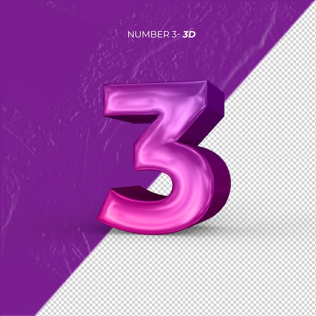 Fondo transparente de renderizado 3d número 3