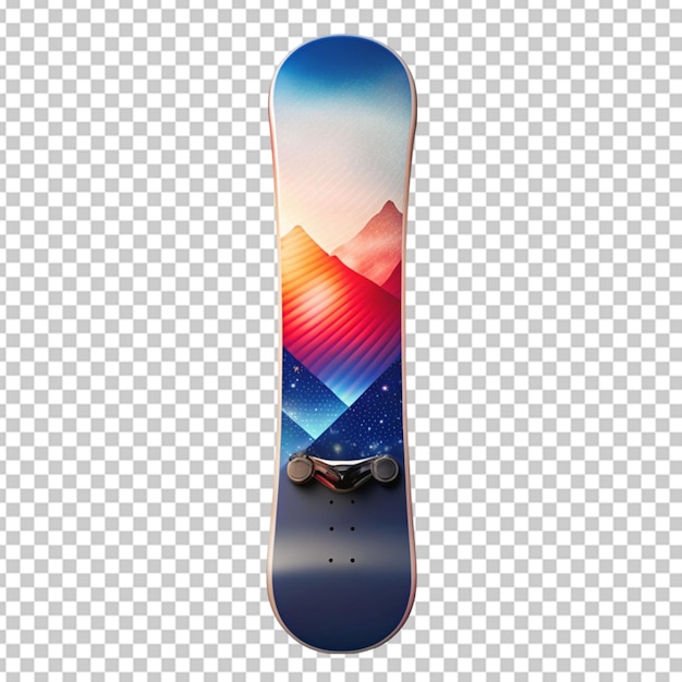 Fondo transparente para snowboard