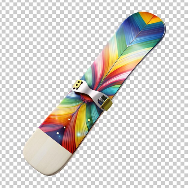 PSD fondo transparente para snowboard