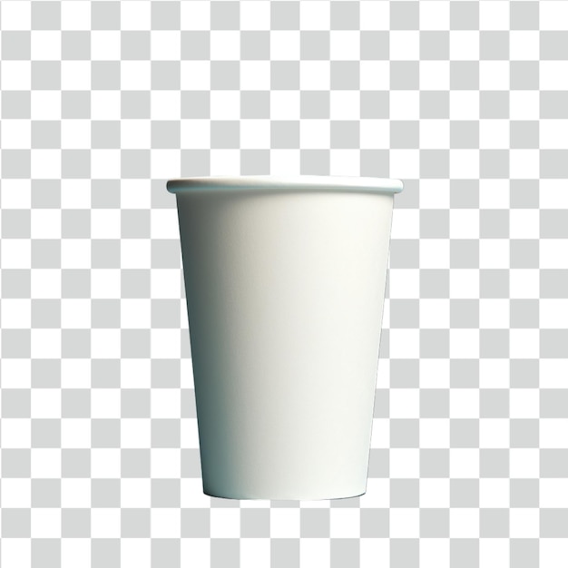 Fondo transparente de vaso de papel psd