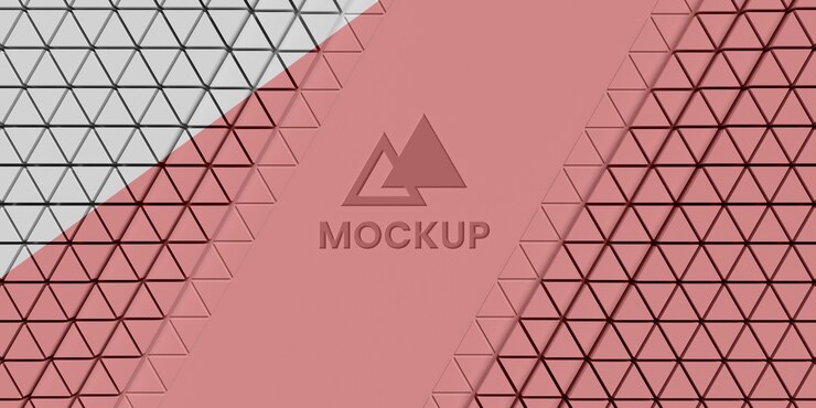 PSD fondo triangular 3d