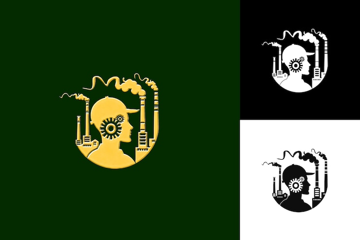 PSD un fondo verde y negro con una imagen de un conjunto de tambores