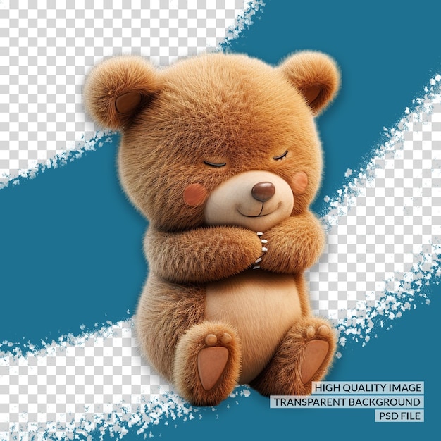 PSD fonte isolada transparente de clipart png 3d fofinho