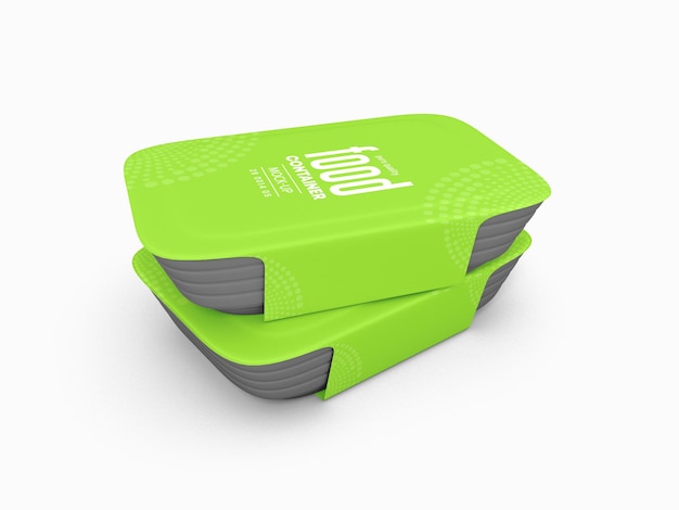 Food Delivery Container mit Ärmelmodell