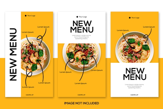 Food Instagram Geschichten Vorlage