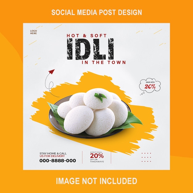 PSD foodsocialmediabanner13 idli (en anglais)