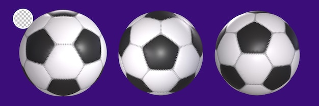 PSD football de sport de rendu 3d