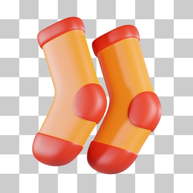 Footwear Socks 3D Icon