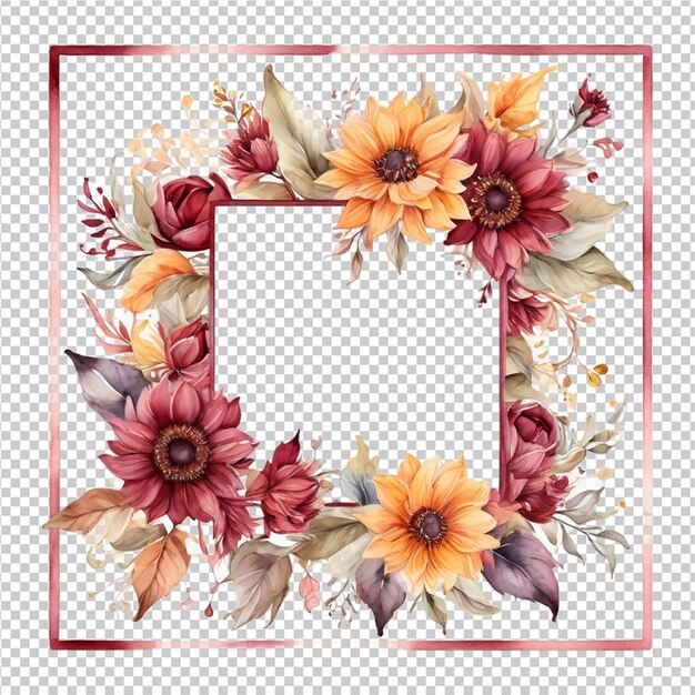 Foral blumenbouquet-design hochzeitskarte-design