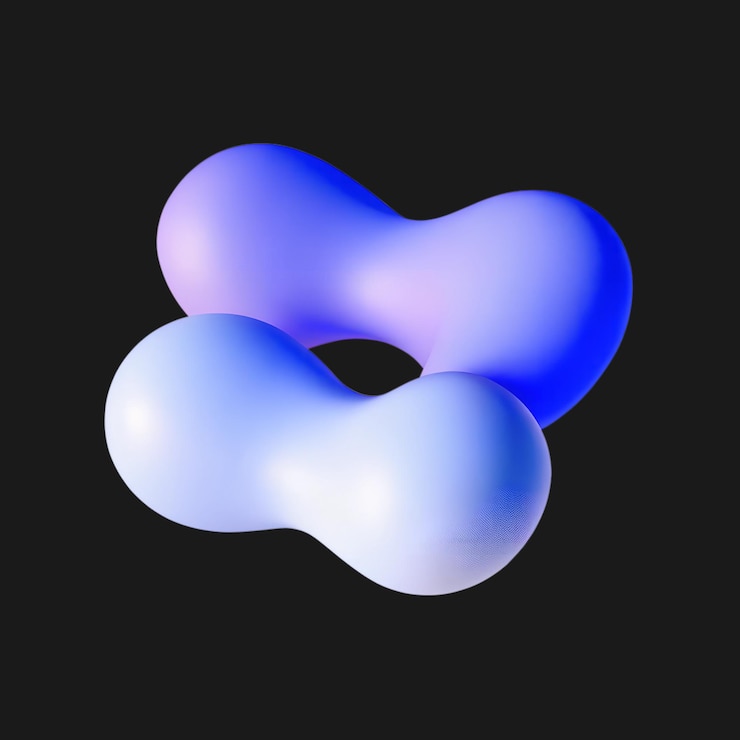 PSD forma de corpo macio 3d