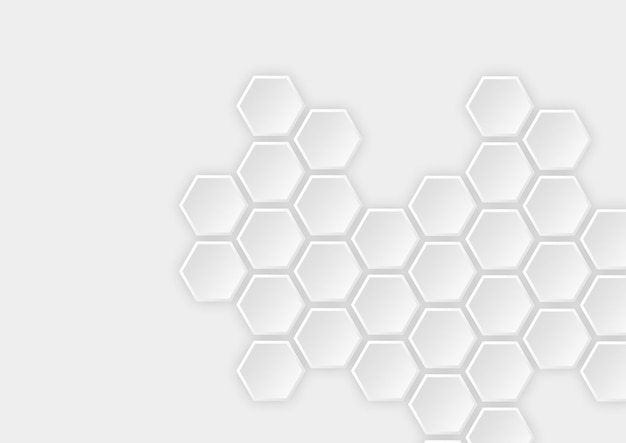 forma de hexágono fundo abstrato