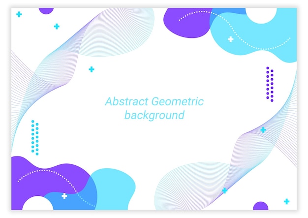 Forma di sfondo geometrica astratta