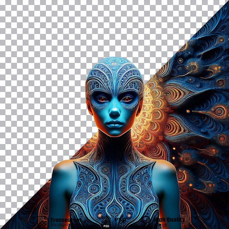 PSD forma femenina fractal