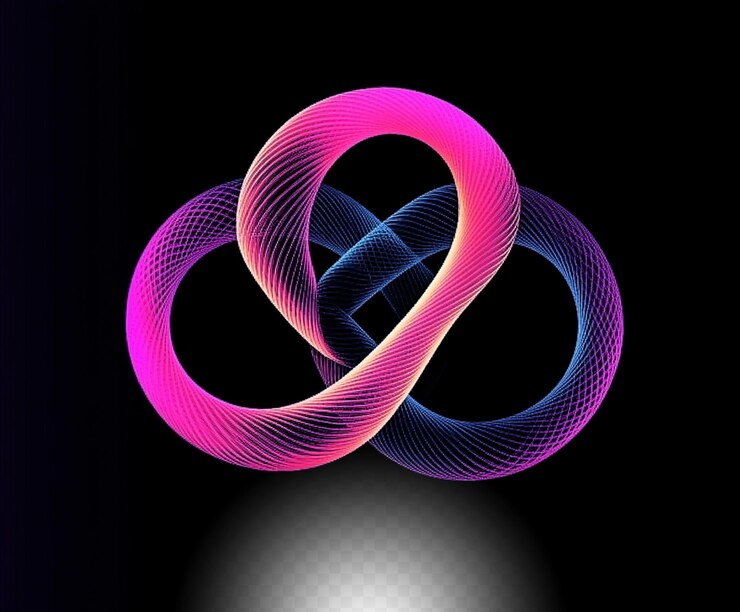 PSD forma geométrica 3d abstracta