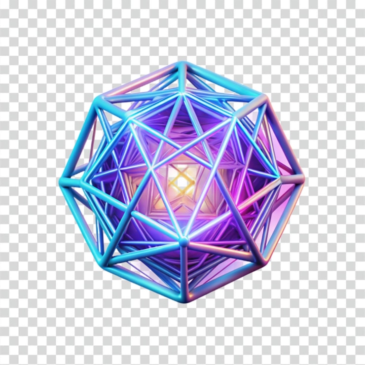 PSD forma geométrica 3d abstracta