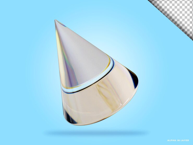 PSD forma geométrica abstracta diseño de material de vidrio de dispersión futurista representación 3d