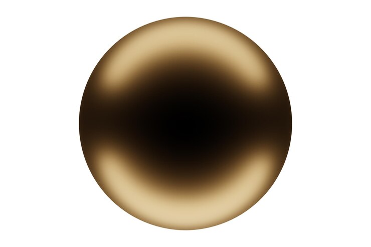 PSD forma de renderización 3d geométrica abstracta de brillo dorado