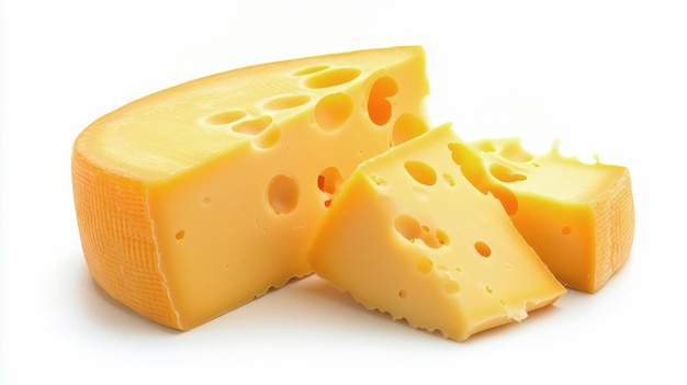 Formaggio Gruyere isolato su uno sfondo trasparente