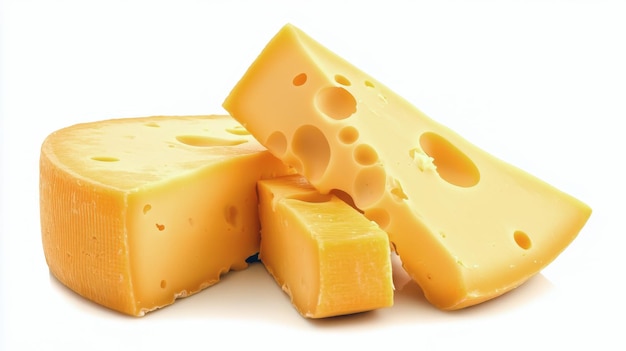 Formaggio Gruyere isolato su uno sfondo trasparente