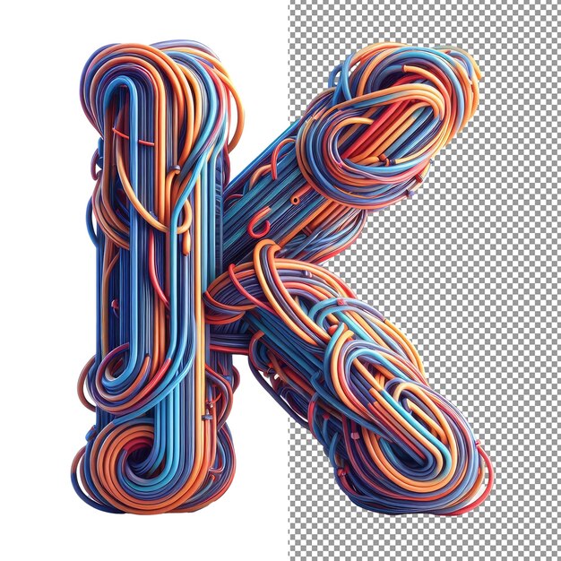 PSD formas de letras futuristas alfabeto isolado 3d