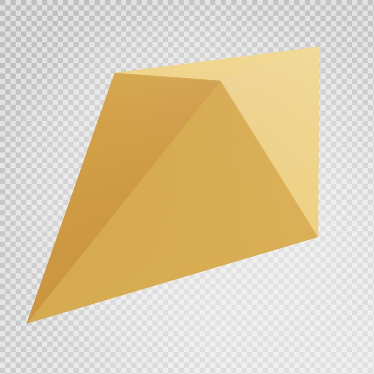 PSD formas geométricas 3d voando
