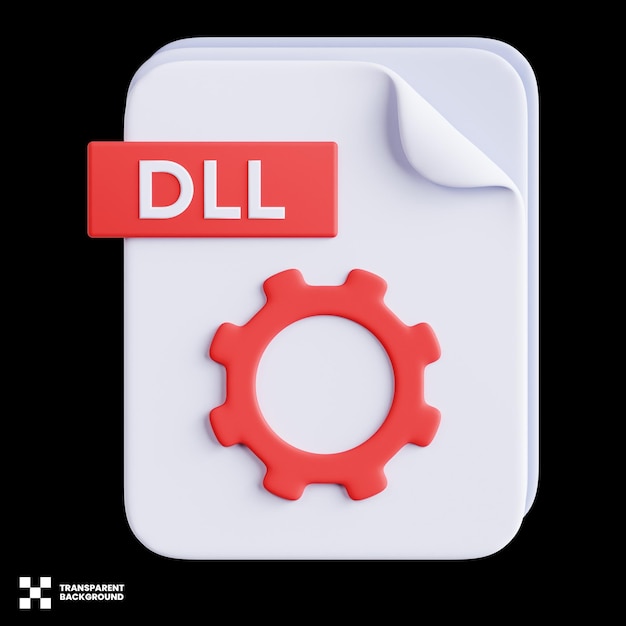 Le format dll est une illustration 3D.