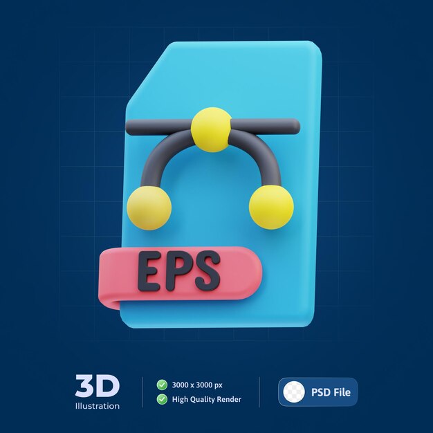 Format De Fichier Eps Illustration 3d