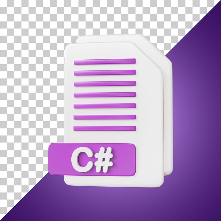 PSD formato de archivo de documento csharp representación 3d